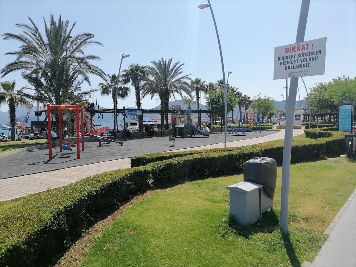 Sea View Flat In Marmaris Center,1 Minut To Beach Exteriör bild